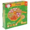 Wooden Pizza Cutter Toy Set with Tray Accessories