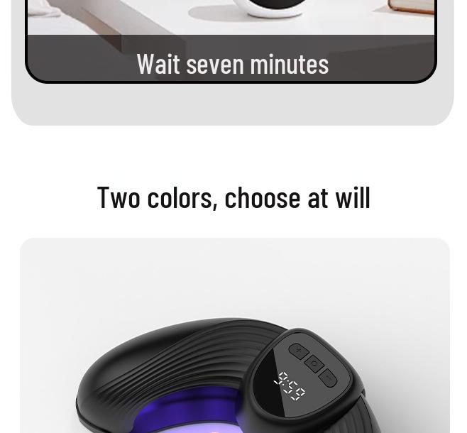 Portable Quick-Dry LED U-Shaped Nail Lamp for Gel Polish