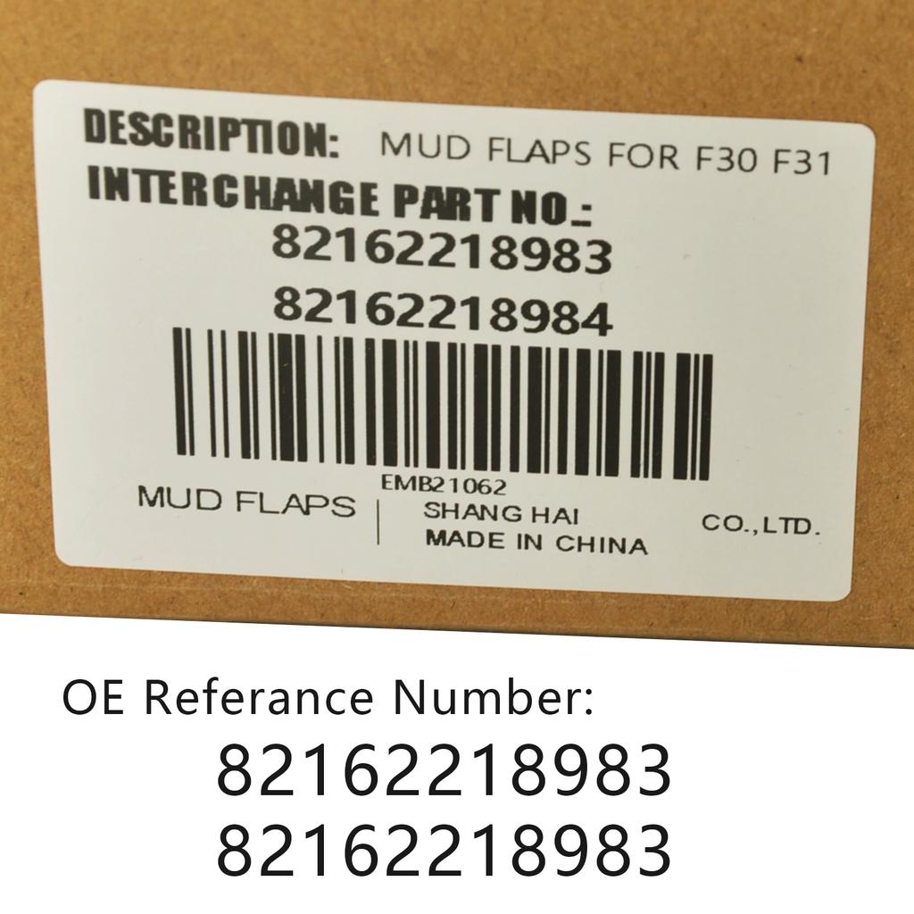 Für BMW 3 Serie F30 F31 2012 - 2018 Auto Schmutzfänger Schmutzfänger Spritzschutz 316i 318 320i 328i 335i OE # 82162218983 &;