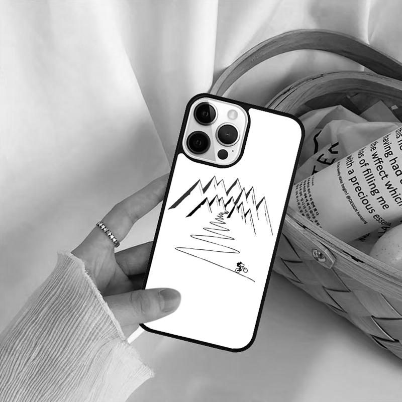 Mountain Bike Cycling Lover  Phone Case For iPhone 17 Air 16 15 14 11 12 13 Pro  MAX Plus coque Cover Shell