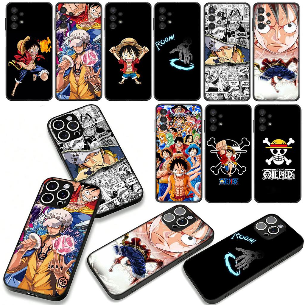 One Trafalgar Water Law Pieces Luffy Phone Cover Case for Apple iPhone 17 16 15 11 Pro XS Max XR 6 7 8 Plus + SE 2020 5 16E