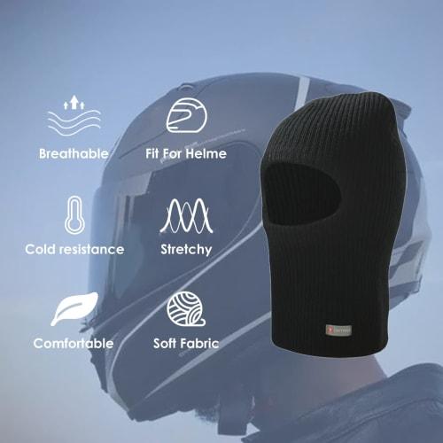 OHYOGA Knit Wool Cap, Balaclava, Army, Black Set, Tactical Face Mask, Military Full Face Mask, Cold Weather Protection, Helmet Inner, Airsoft, Bicycle