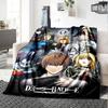 Anime DEATH NOTE Print Flannel Blanket High Quality Warm Comfortable Cover for All Seasons Perfect for Gifts Home Decor