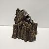 Skull Rockery Fish Tank Ornament: Creative Stone Cave for Fish and Shrimp Hideaway