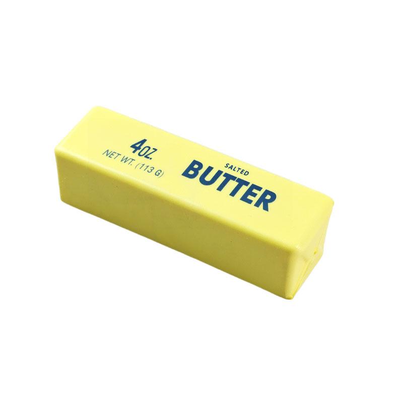Juguetes Blandos Fidget con Forma de Barra de Mantequilla Palo de Queso Elástico Juguete Divertido para Apretar Broma Juego para Aliviar el Estrés y la Ansiedad