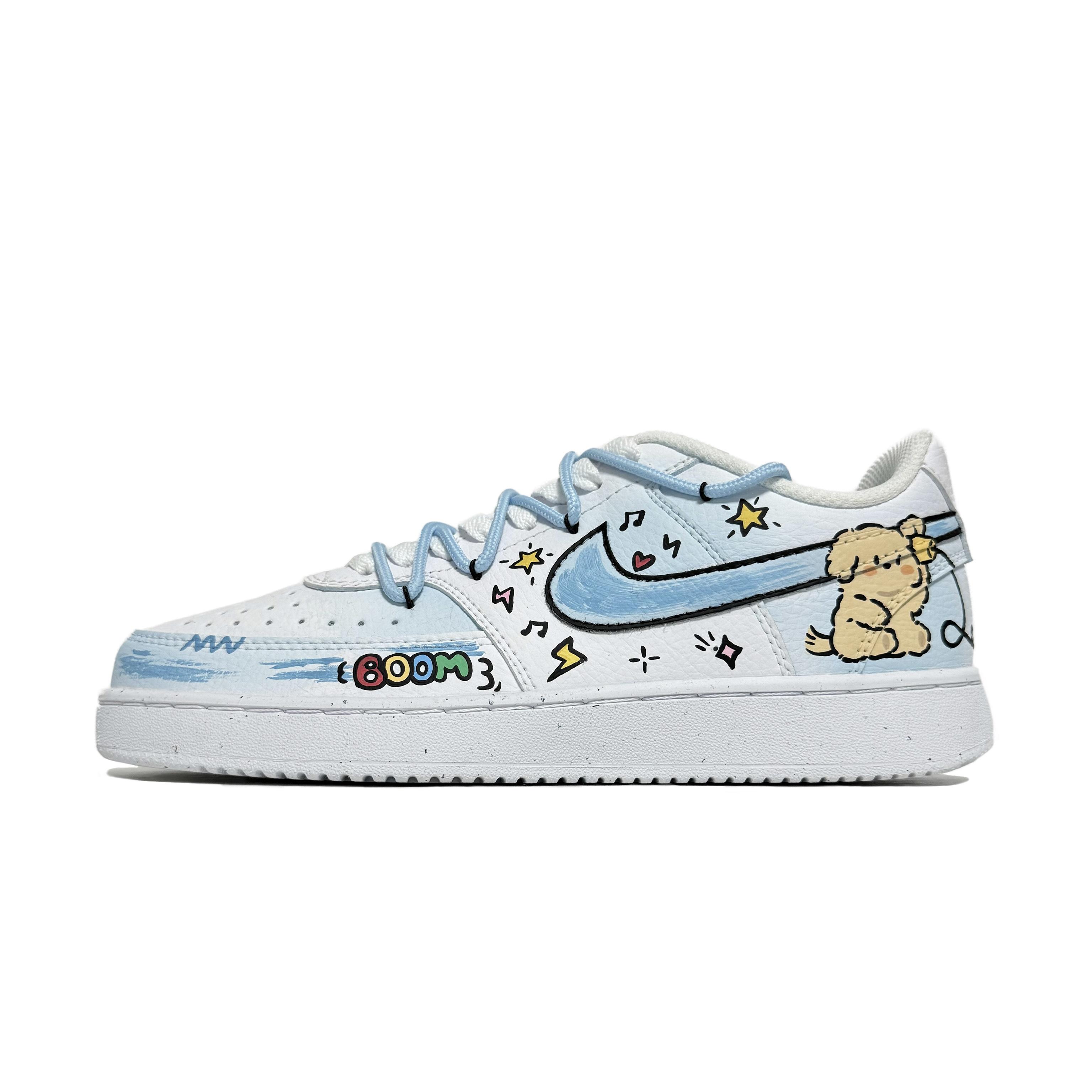 

Nike Court Vision 1 Low top Men s Women s Blue White DH3158-101(Team61-) 40