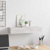 VidaXL Wall Shelf with Drawer Floating Shelf Hanging Wall Mount Living Room Lounge Home Interior Concrete Grey 330265