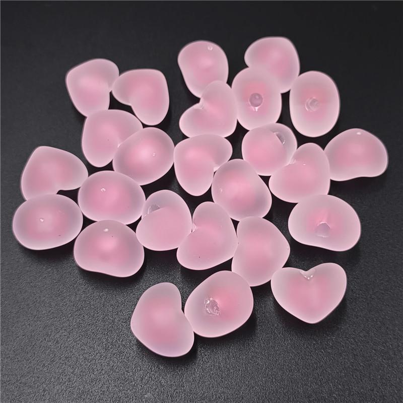 Candy Color Jewelry Accessories Making Acrylic Beads 10pcs Creative Single Eyelet Loose Beads Pendant Necklace Bracelet  Beads