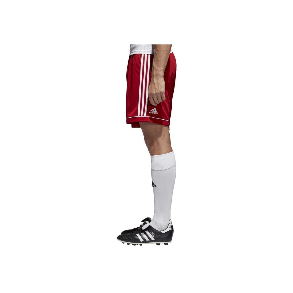 adidas Three-Stripe Football Training Breathable Shorts Men Bottoms Red BJ9226