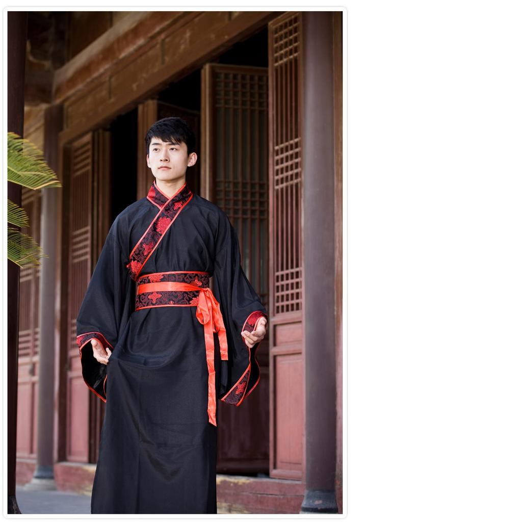 Ancient Costume Hanfu Male Etiquette Ancient Stage Performance Minister's Official Uniform Sinology Bar Mitzvah Performance Sacrificial Uniform