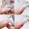 1 Pc Clear Jelly French Nail Tool Nail Polish Print Nail Seal Stamp Template Transfer Stamper Silicone Refill Head