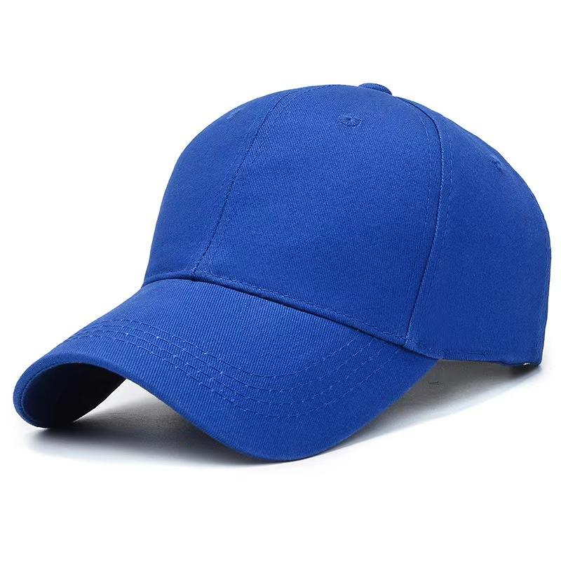 1Pc solid color fashionable men's and women's outdoor baseball cap, multi-color optional duckbill cap