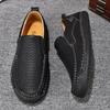 Large Size 48 Handmade Split Leather Men's Casual Shoes Comfortable Men Loafers Moccasins Men Flats Shoes Driving Shoes