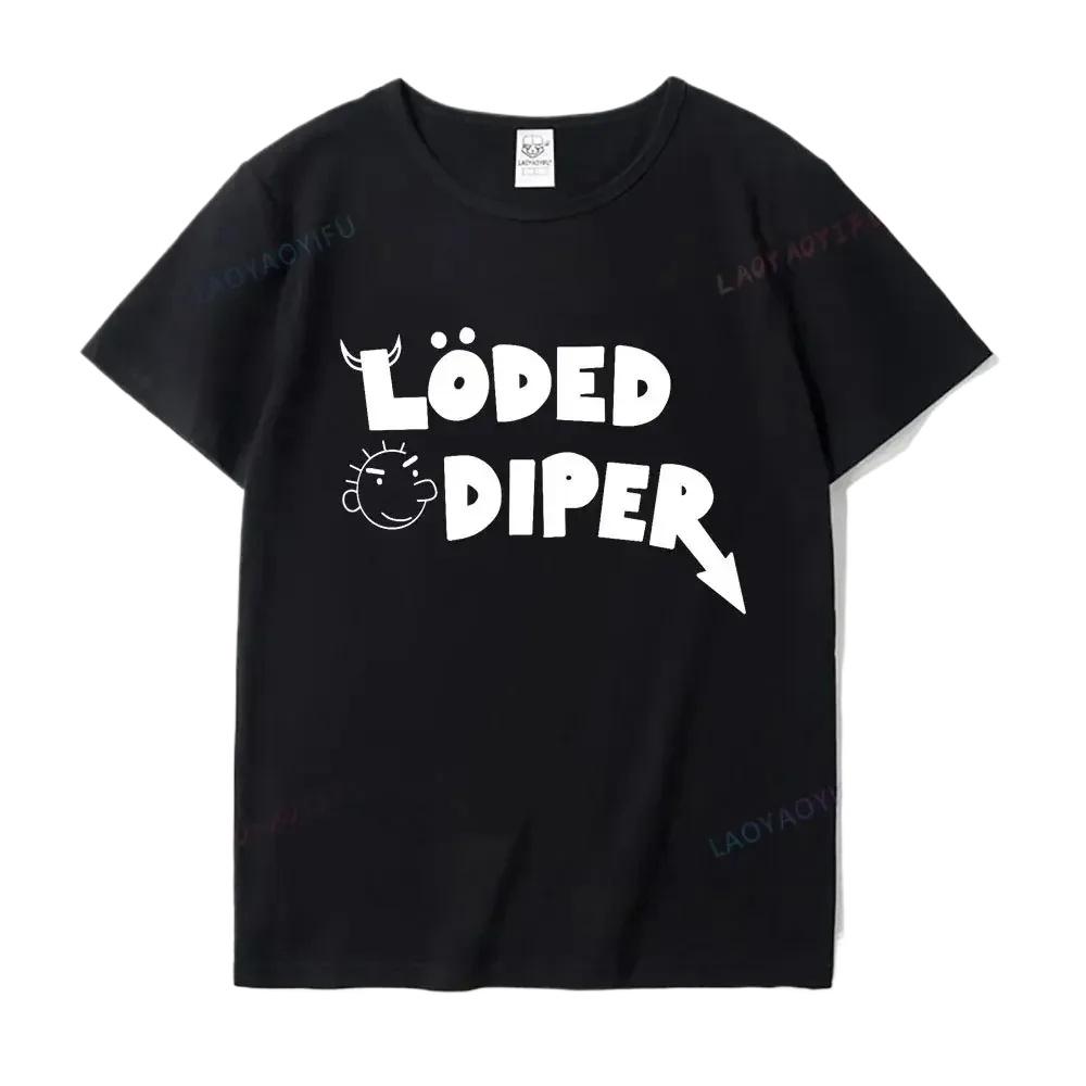 Roliga Film T-shirts Rodrick Rules T-shirt Löded Diaper T-shirt Kultklassiker Komedi T-shirts Andningsbar Överdimensionerad Unseix T-shirt Topp