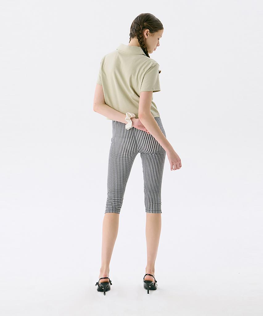 JUNEJUNE SPACE Vol13. Crop Pk T-Shirts_Light Khaki
