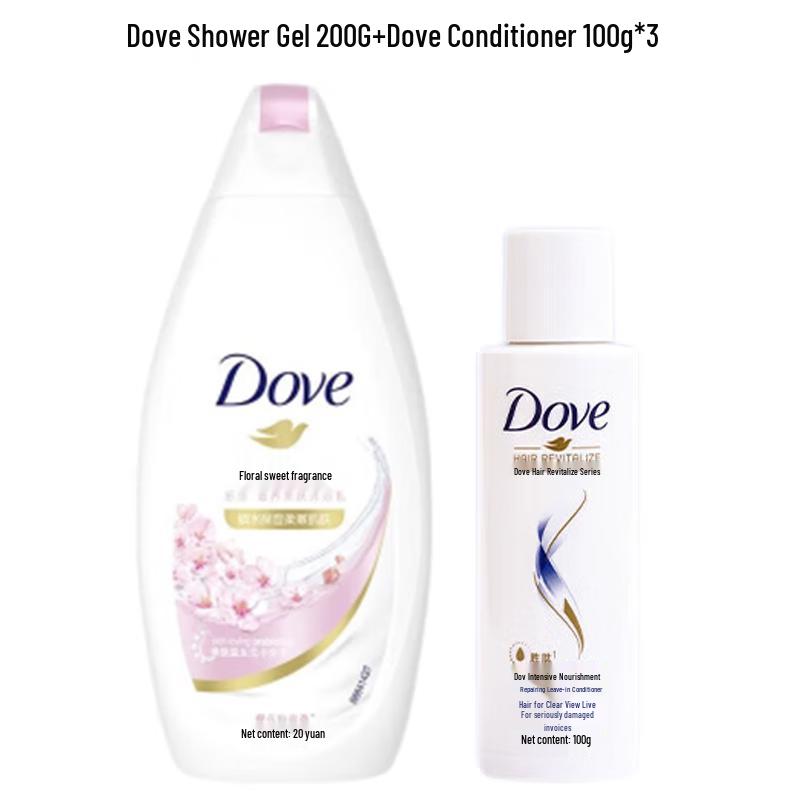 DOVE Sakura Sweet Scent Nourishing Body Wash Set