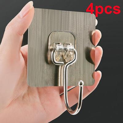 Ganchos de Porta Ganchos de Parede Adesivos Ganchos Transparentes Adesivo de Parede para Banheiro Cozinha Suporte de Toalha Suporte de Chaves Ganchos Cabide de Parede Para Pendurar