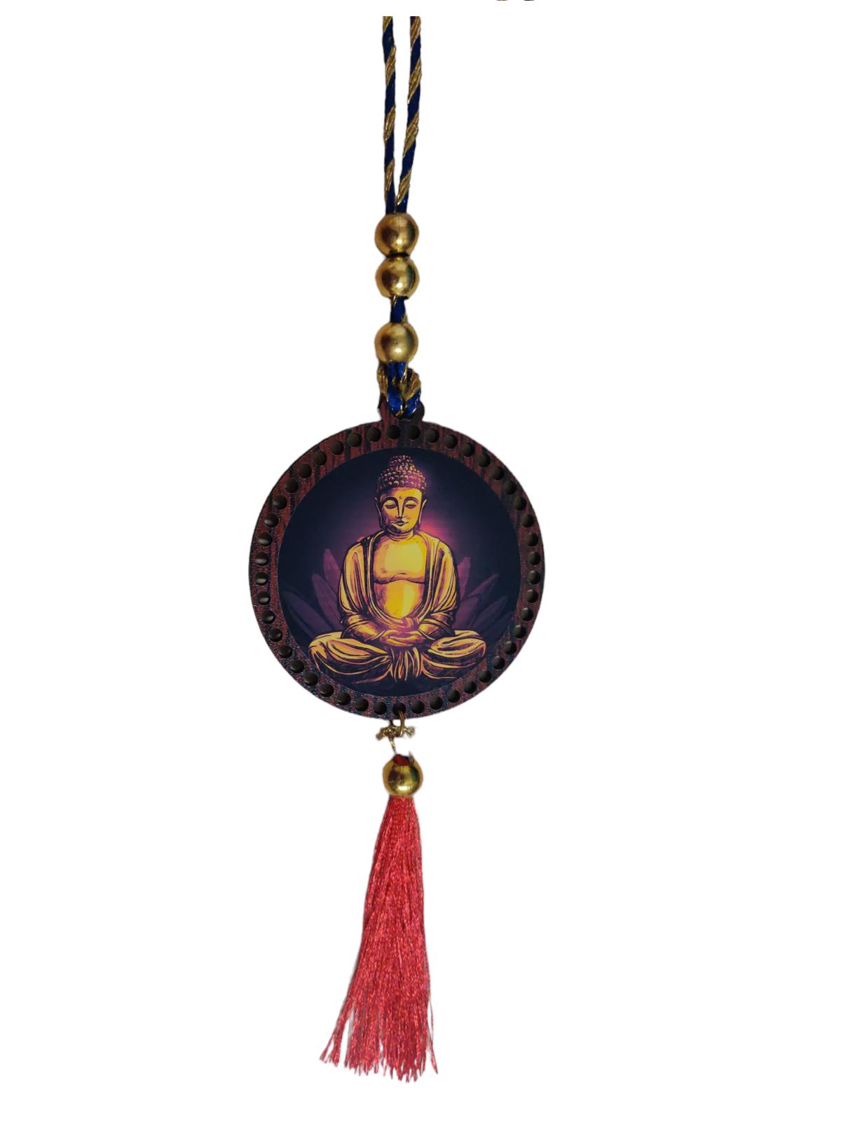 @ Indian Traditional Wooden Gautam Buddha For Car Hanging UKR818_60%OFF