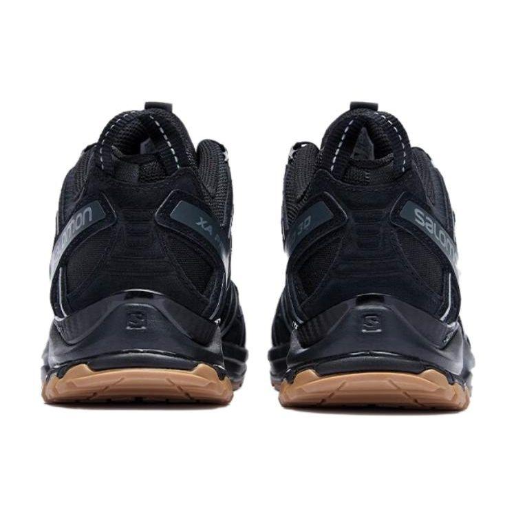 SALOMON XA Pro 3D Suede Comfortable Versatile Shock Absorbing Non-Slip Low-Top Running Shoes Unisex Running Shoes Black Ebony 472433