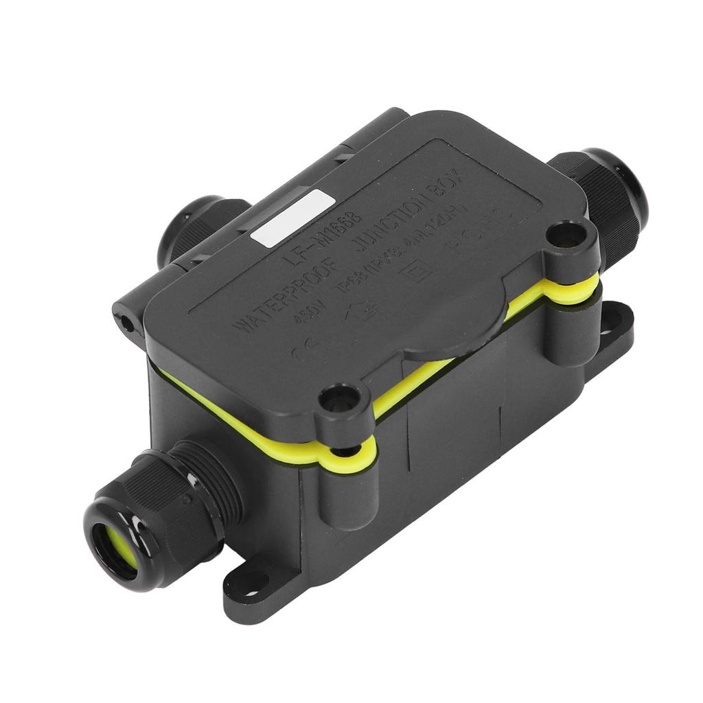 Water Proof Electrical Box, 3 Way IP68 Junction Box for LED Lights, 40A 450V Outdoor Connection Box for Street Lights,  , with Silicone S
