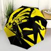 1pc Naruto Uzumaki & Sasuke Uchiha Outdoor Umbrella - Automatic Opening/Closing, Portable 3-Fold Design, 8-Bone Iron Frame, Perfect Gift for Fans, Tra