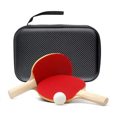 Tragbare Hart Tischtennisschlägertasche Wasserdichte Pingpongschläger Aufbewahrungstasche Hartschale Leichtgewichtige Pingpongschlägertasche