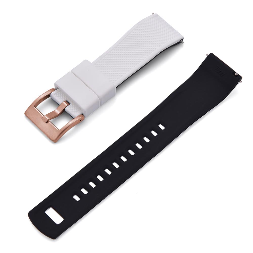 STAPELP Premium Silicone Watch Band Quick Release Rubber 20mm Watch Strap Silicone Watch Strap Watch Replacement Watchband