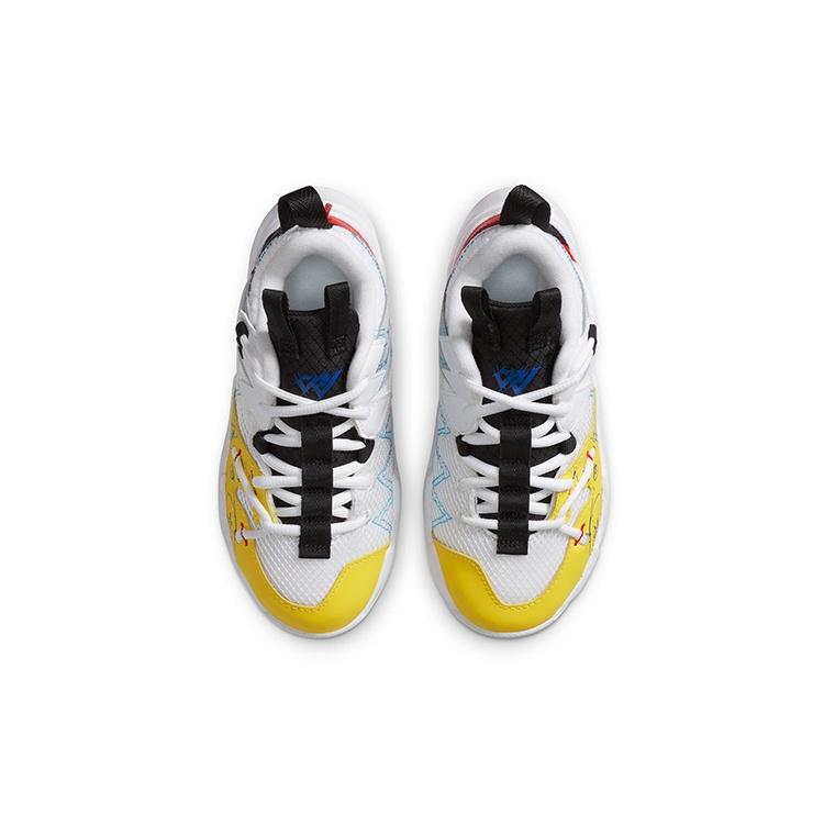 (PS) Air Jordan Why Not Zer03 SE 3 'White Yellow Red' Kids' CN8108-100