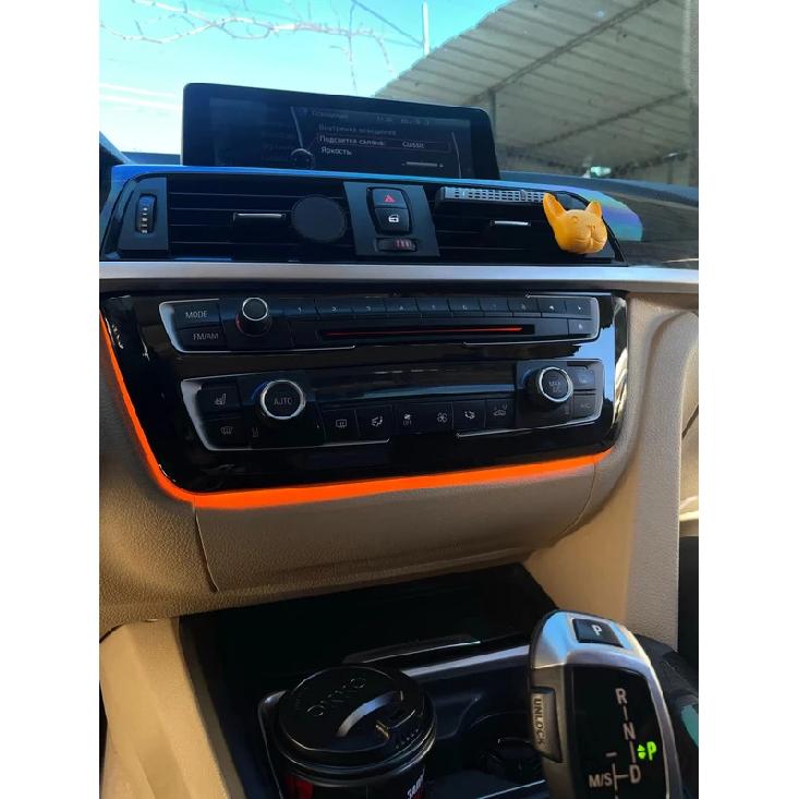 Voor BMW 3 Serie 4 Serie F30 F32 F32 F33 F34 F36 2 Kleuren Middenconsole AC Paneel Sfeerverlichting Radio Sierlijst LED Dashboard Verlichting