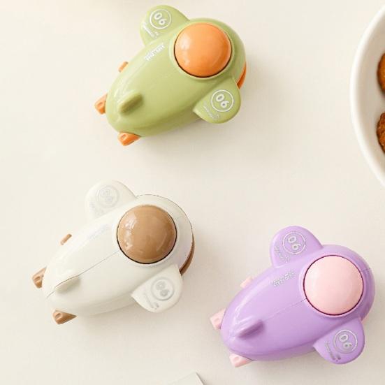 Easy Food Preservation Mini Magnetic Bag Sealer, Airplane Shape Heat Sealing Machine, Handheld Plastic Resealer Portable Type-C Charging Sealer