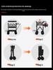 Outdoor Folding Photography Equipment Storage Cart