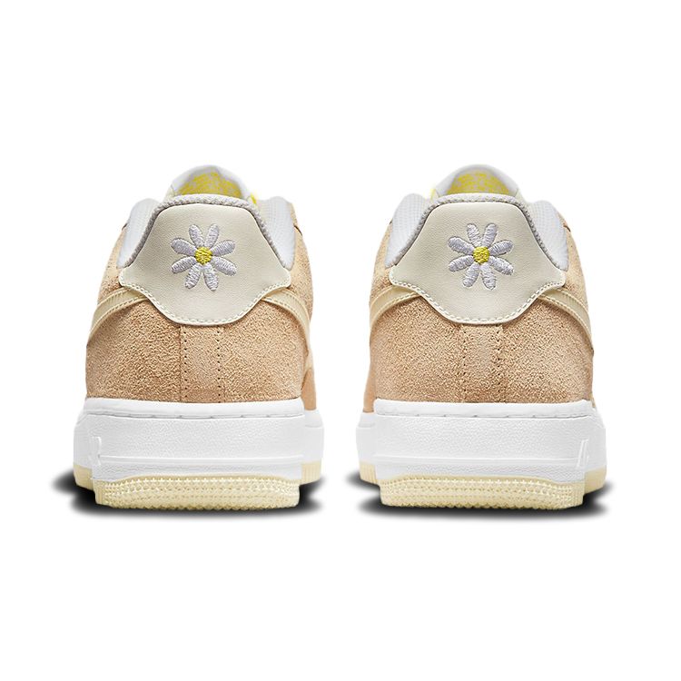 Nike Air Force 1 Low GS Lemon Drop Kinder-Sneaker Weiß Kaschmir DM9476-700