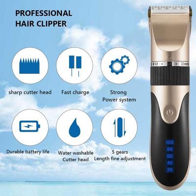 Wiederaufladbarer Herren Bartschneider Geringe Lautstärke Erwachsener Kind Haarschneidemaschine Professioneller Haarschneider