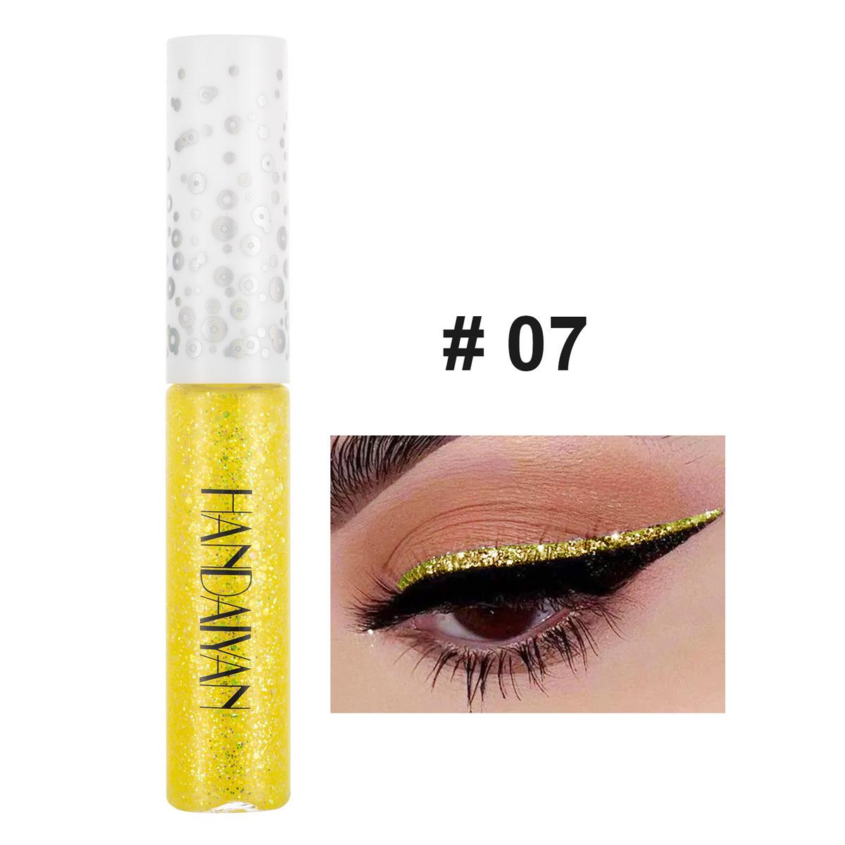 

Підводка для повік HANDAIYAN 12 кольорів, тіні для повік Jelly Jelly, Colorful Eye Makeup Eyeliner Eye Shadow 07