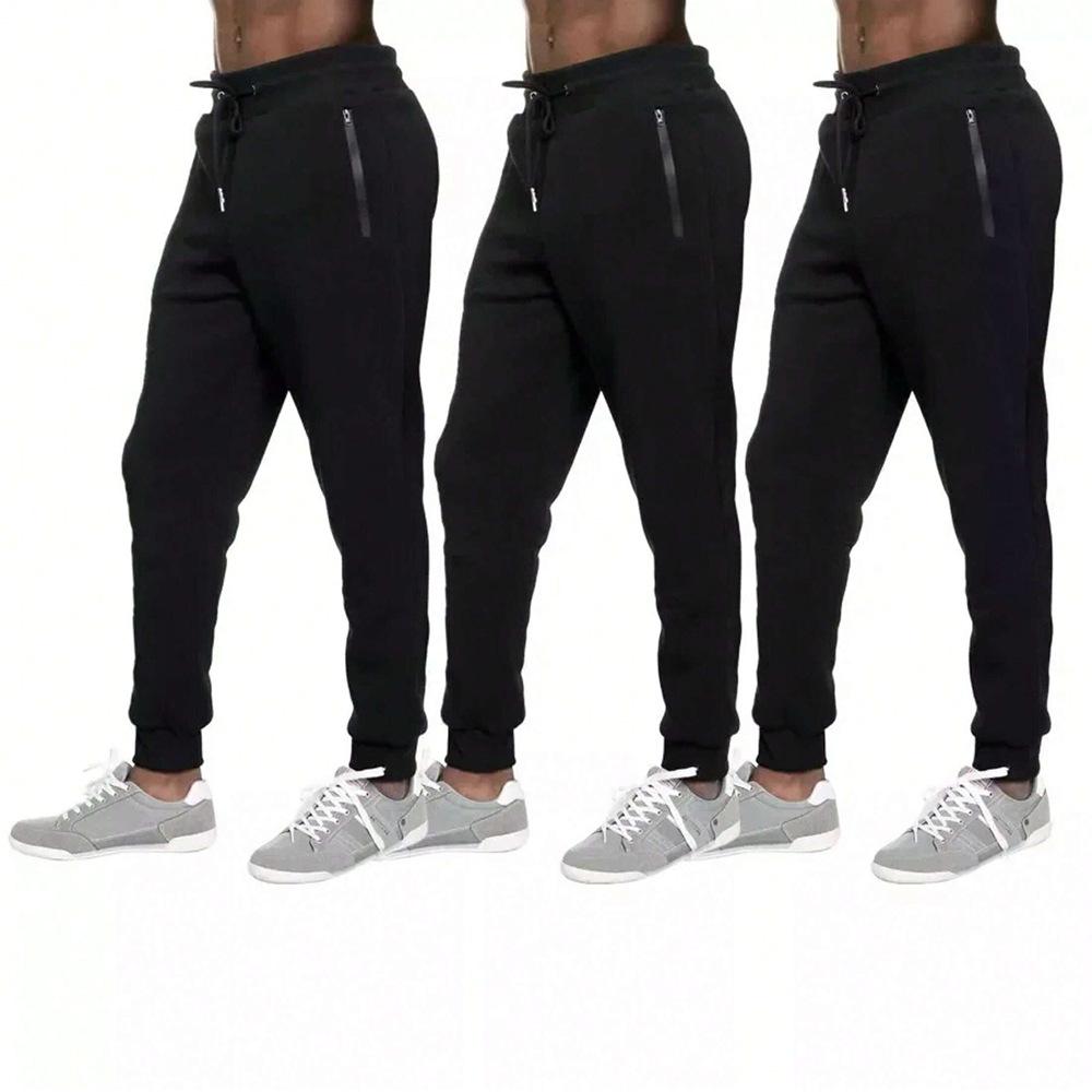 Hot-selling Niche Solid-color Casual Pants Men's 1111 New Sports Sweatpants Fitness Running Long Pants
