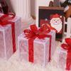 Christmas LED String Lights Gift Set: 3-Piece Decoration for Festive Party Atmosphere