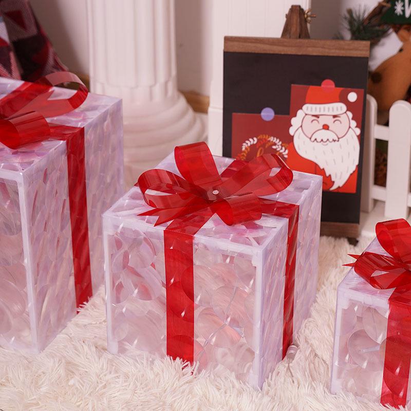 Christmas LED String Lights Gift Set: 3-Piece Decoration for Festive Party Atmosphere