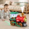 Children's Electric Train with Sound, Light, and Retro Locomotive Spray - Perfect for Festivals and Events