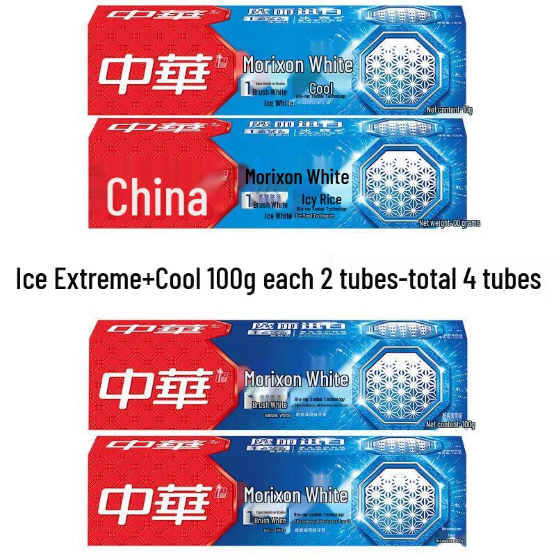 Zhonghua Magic White Icy & Cool Toothpaste 4-Pack