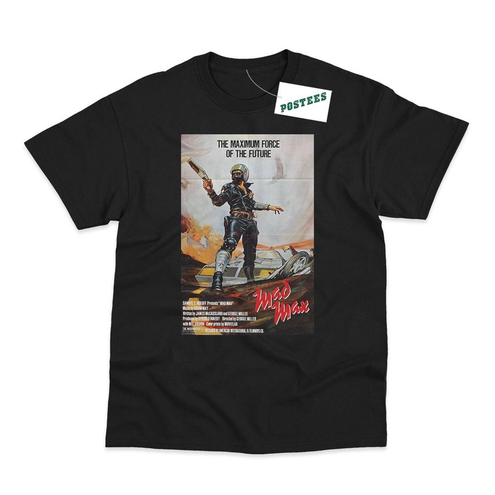 

Retro Movie Poster Inspired by Mad Max Direct To Garment Printed T-Shirt XL