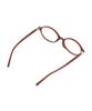 Hangeul [Blue Light Blocking] Geek Chic Oval Brown