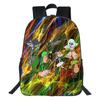 Backpack With Printed Cartoon Design For School Students