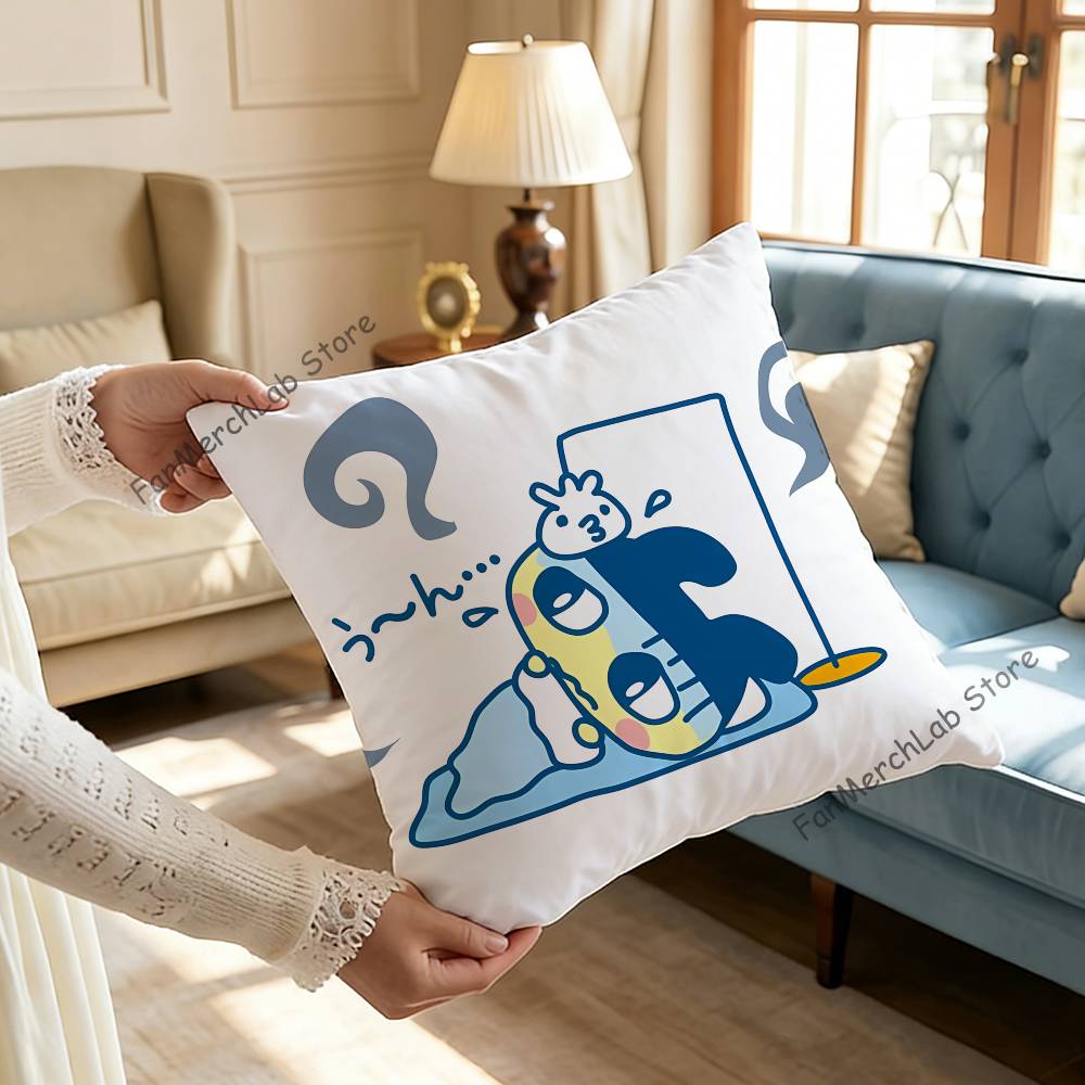 

TTamagotchi MMametchi Pillow Case For Sofa Decor Car Office Room Printing Cushion Cover Decorations and Protector 30x30cm