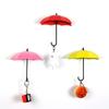 Plastic Creative Umbrella Hook Set With Strong Adhesive No Trace Wall Mount For Kitchen Bathroom Decor