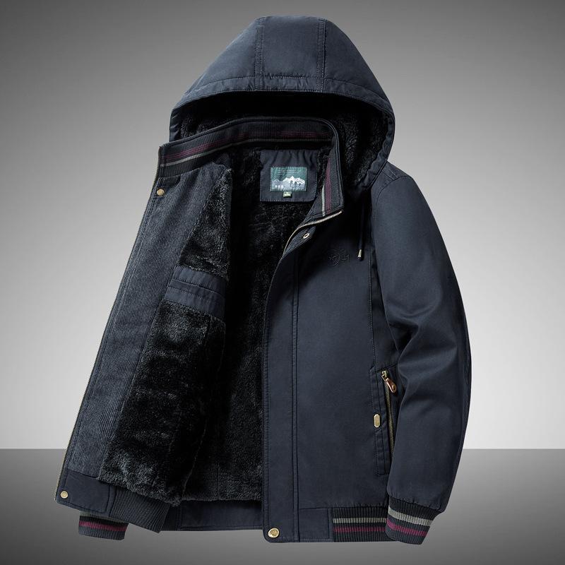 

Мужская зимняя куртка с хлопковой подкладкой, бархатная стеганая куртка, уличное теплое мужское пальто с хлопковой подкладкой больших размеров XXXXXL ультрамарин синий