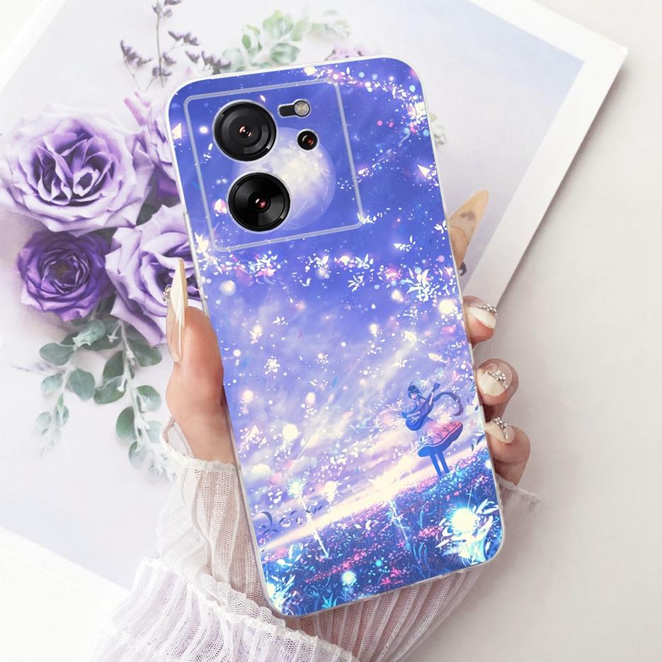 For Xiaomi Mi 13T Pro 5G Case Luxury Butterfly Tree Painted Cover Soft Silicone Phone Case For Xiaomi 13T Pro Mi13T Pro 5G Shell
