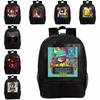 Bbq Dream Ena Pattern Printing Backpack Casual Schoolbag Fashion Gifts Bags