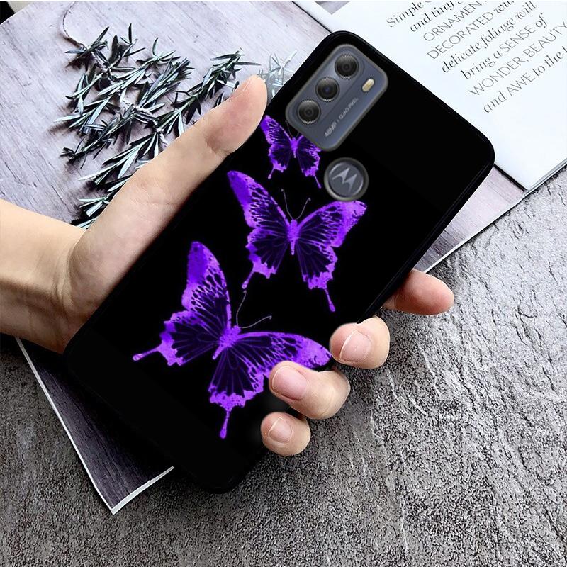 Case for Motorola Moto G Stylus 5G G Play G Power G 5G G Pure 2023 2024 E20 E22 E22i E32 E40 E13  Purple Aesthetic