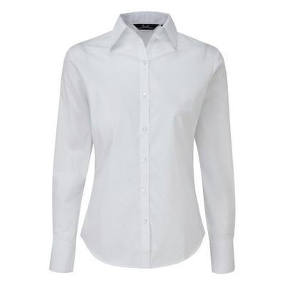 Premier Damen/Damen Popeline Langarmbluse