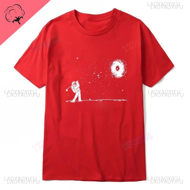 Summer Mens New Arrival Funny Astronaut Casual Print T Shirt Loose Oneck Harajuku Short Sleeve Streetwear Unique Tshirt